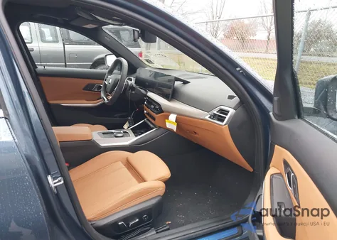 2025 BMW 330I xDrive from USA, damaged, VIN 3MW89CW00S8F46854